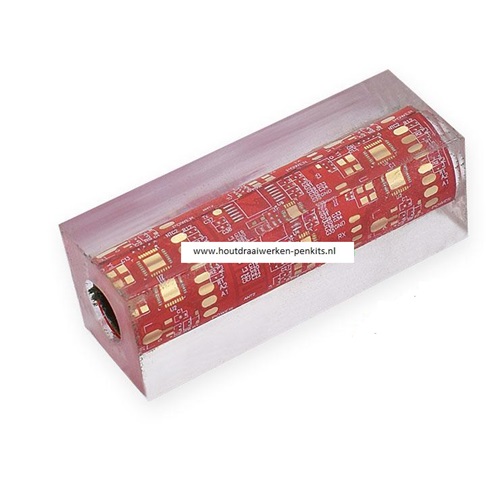 Circuit board pen blanks voor Serra pen kit www.houtdraaiwerkenpenkits.nl